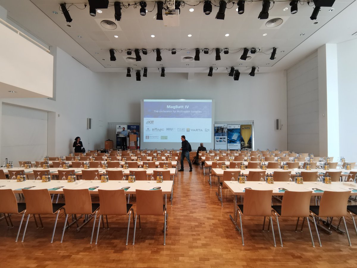 JoachimHaecker's tweet photo. About to start⚡💪🏼🚀
Looking forward to three exciting days at the #MagBattIV conference covering Mg, Ca, Zn and Al batteries🔋#postlithium #batteries #ulm https://t.co/LzJT6gRJrk