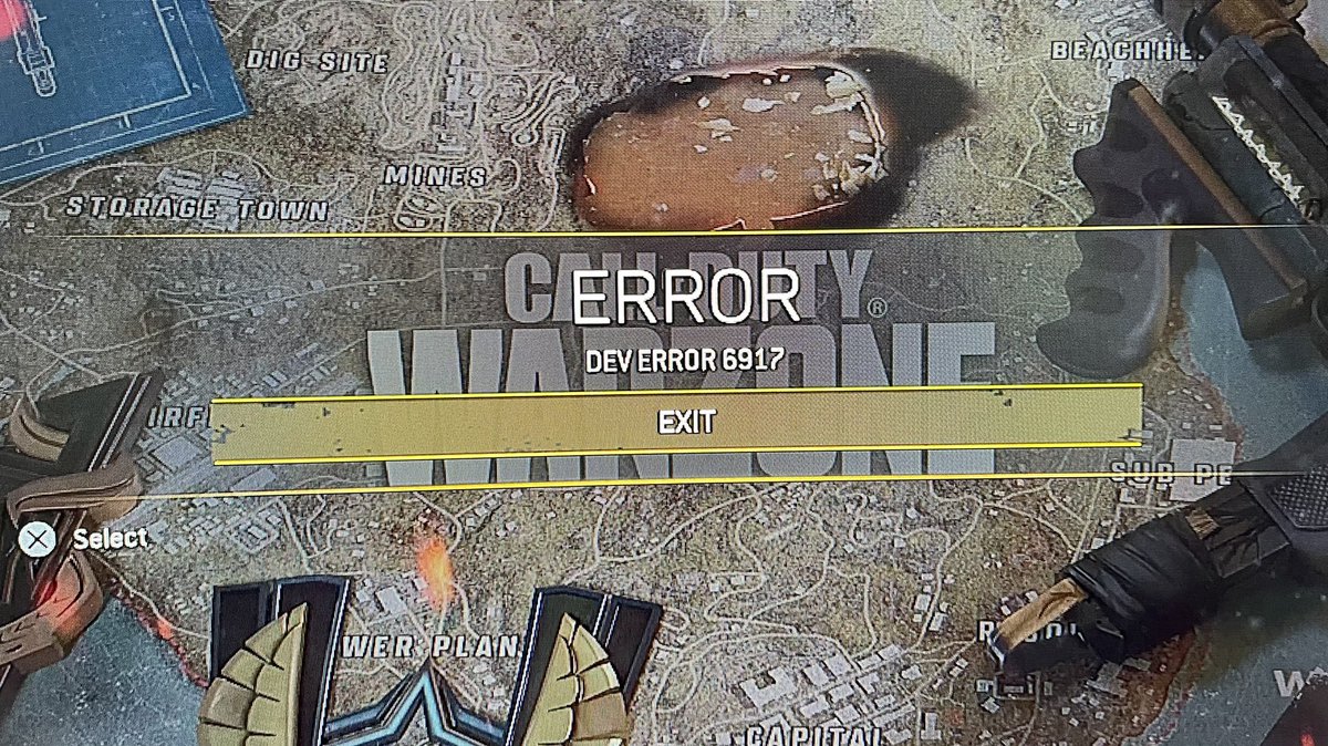 bigm07's tweet photo. C’mon @CallofDuty sort your sh*t out. 6th time in 40mins https://t.co/fxwZyeZmU4