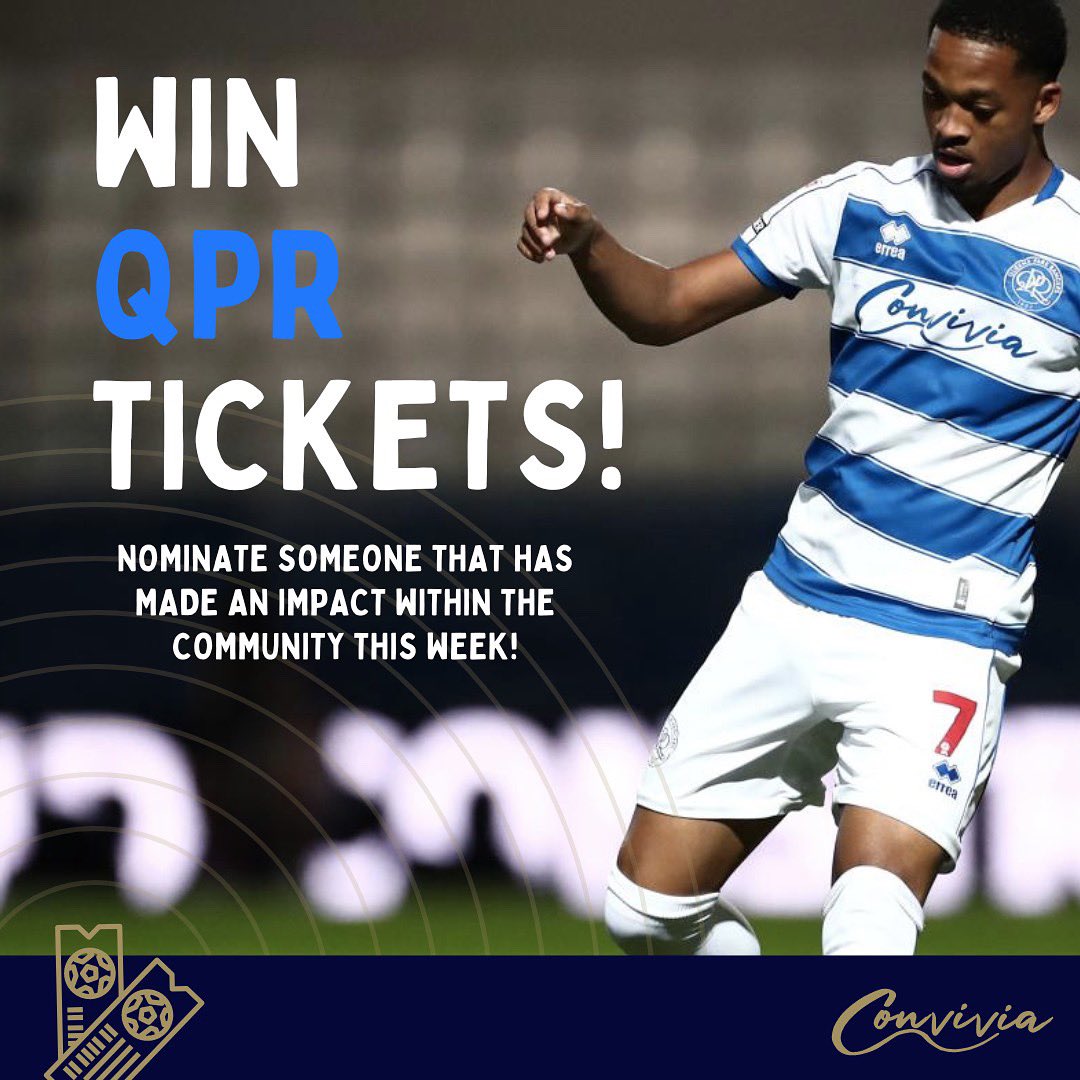 Head over to our Instagram account to enter…

instagram.com/werconvivia/

#qpr #queensparkrangers #competition #football #tickets #giveaway <a href="/QPR/">QPR FC</a>