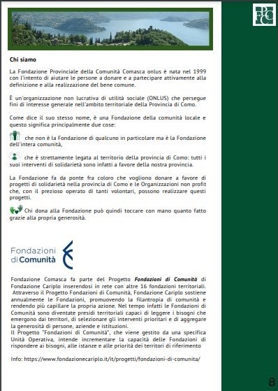 Fond_Comasca's tweet photo. Bilancio Sociale 2021 della Fondazione Provinciale della Comunità Comasca onlus.
👉🏻https://t.co/cTLnXogwdm https://t.co/ETcD0YeT8M