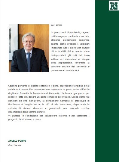 Fond_Comasca's tweet photo. Bilancio Sociale 2021 della Fondazione Provinciale della Comunità Comasca onlus.
👉🏻https://t.co/cTLnXogwdm https://t.co/ETcD0YeT8M