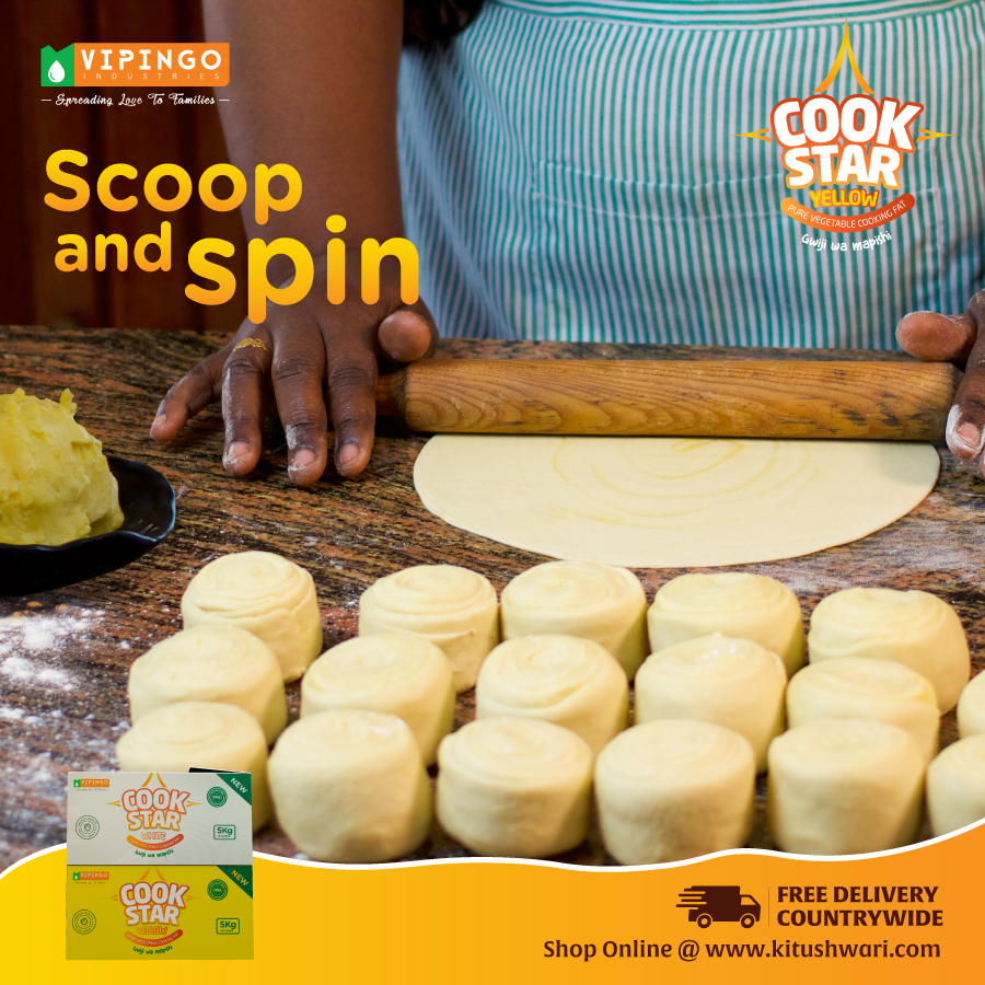 VipingoIndustry's tweet photo. Kuspin chapatis is so easy with cook star cooking fat. You get the most from every single scoop.

#CookStar #GwijiWaMapishi #ScoopAndSpin https://t.co/ufcfw7n55a