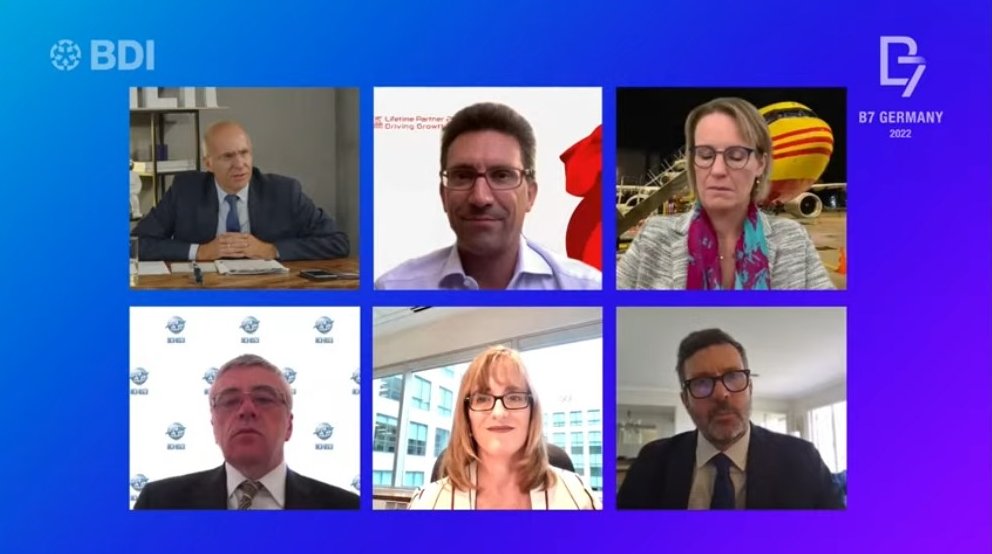CristianoBorean's tweet photo. On Tuesday, I was pleased to participate in the B7 Conference Sustainability Reporting panel, “How companies will benefit from the use of a global baseline,” and share critical topics with many colleagues. Thank you to all the panelists and @Der_BDI for inviting me. #B7GER https://t.co/guFXhWX5q4
