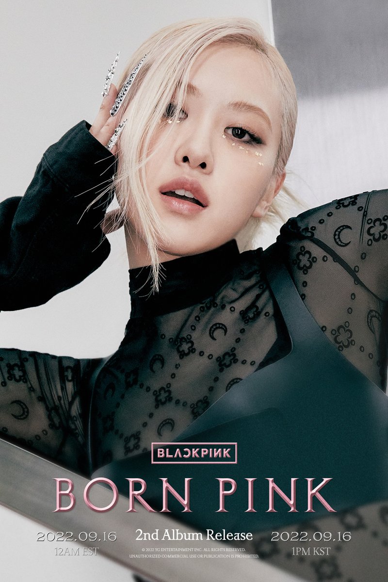 Check out the concept photo of #BLACKPINK (<a href="/BLACKPINK/">BLACKPINKOFFICIAL</a> ) #ROSE  for their 2nd album #BORNPINK 

#PINKVENOM #BLACKPINKInYourVMAs ♥️🖤

Click for more photos:
k-odyssey.com/news/newsview.…