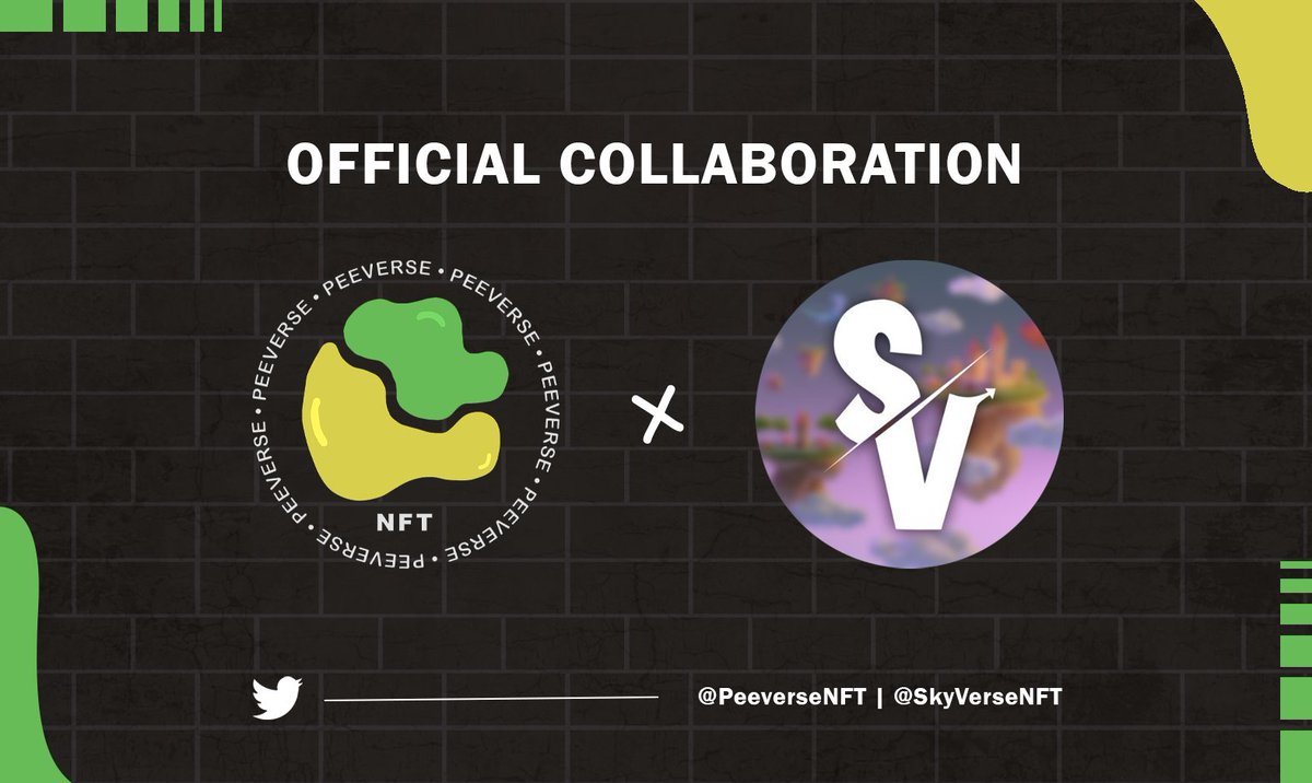 PeeverseNFT's tweet photo. We are very excited and grateful to announce our collaboration with @SkyVerseNFT 
 to give away some peelists to their community

🎟 1x Peelists on this tweet
• Follow @PeeverseNFT &amp; @SkyVerseNFT
• Like &amp; Retweet
• Tag Friends

#Peeverse #nft #WhitelistGiveaway https://t.co/euwVvtT8HE