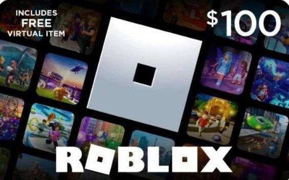 1 of the first 100+ likes will get a $100 #robux giftcard!!

-must follow me!!
