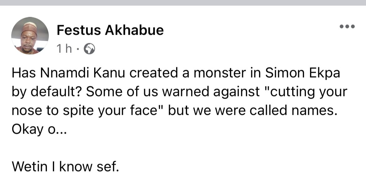 simon_ekpa's tweet photo. Tell Bini people to mind their Business, history have it that it was the former Oba of Benin that truncated the Aburi accord because of hatred for Biafra. It was him that convinced Fulanis to go against the Aburi accord. Today, they love @PeterObi. Fake love. 2023 is for Biafra https://t.co/XLppRapYPY
