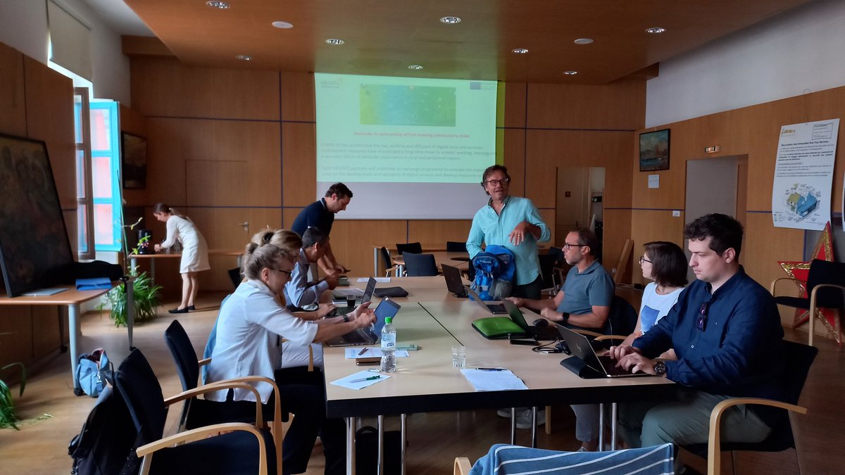Our lead partner Mr Clive Peckham warmly welcomed the partners and introduced the development challenges of the #Nievre region. #interregeurope #COVID19 challenges