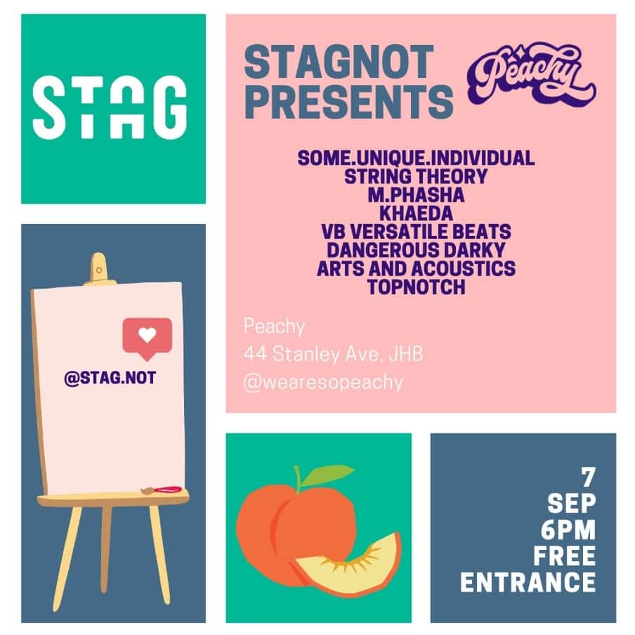 TopNotch_ZA's tweet photo. Come join me at Peachy in 44 Stanley tomorow for an intimate show with these amazing artists.

I'm on at 21:00 https://t.co/ZIETWkjChb