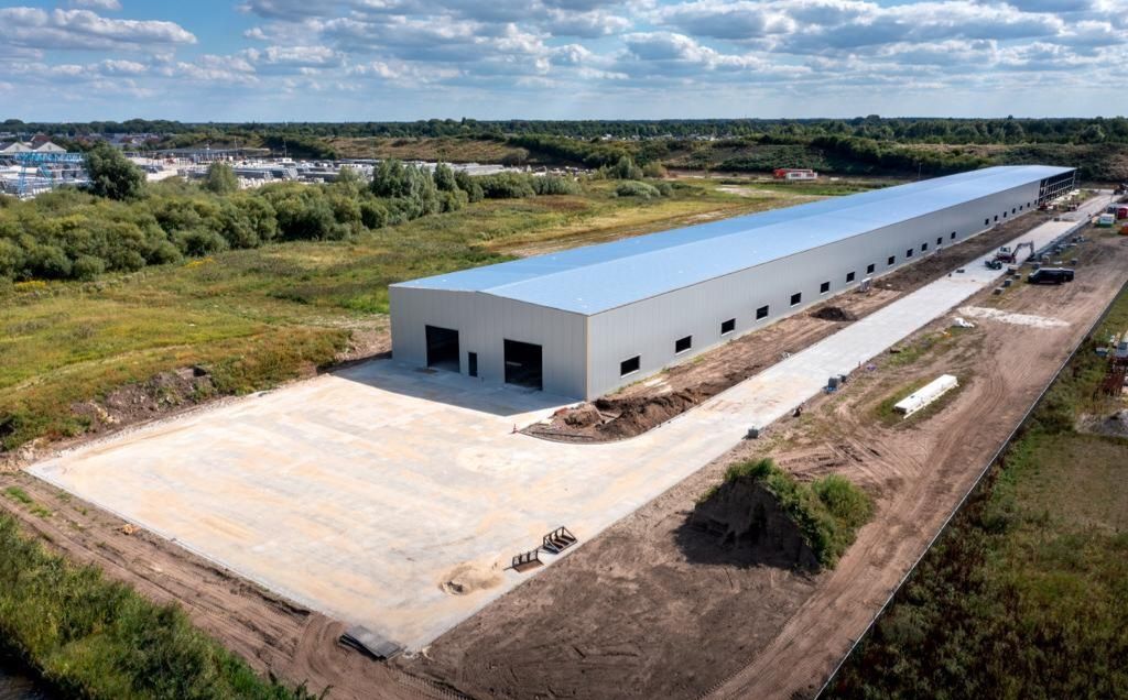 JBTechnl's tweet photo. Deze mooie drone foto's kunnen we je niet onthouden. Nog even en we gaan starten bij Fibremax in Drachten.  #JBTech #BGN https://t.co/uvoJGJ9QRP