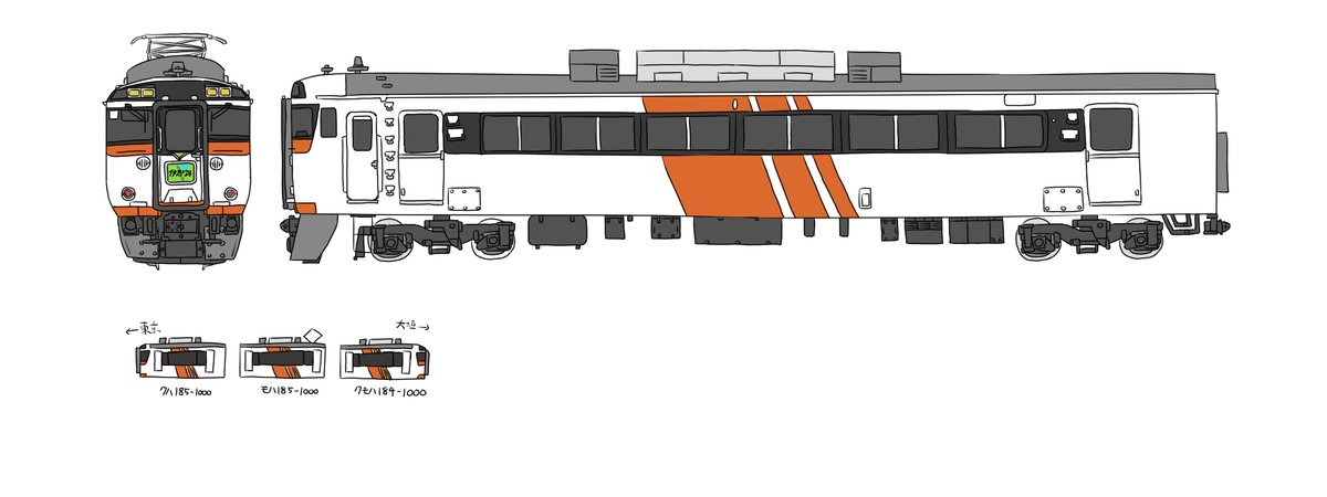 「何だよこのタグ #あなたの描く鉄道ポンチ絵が見たい 」|チクワのイラスト