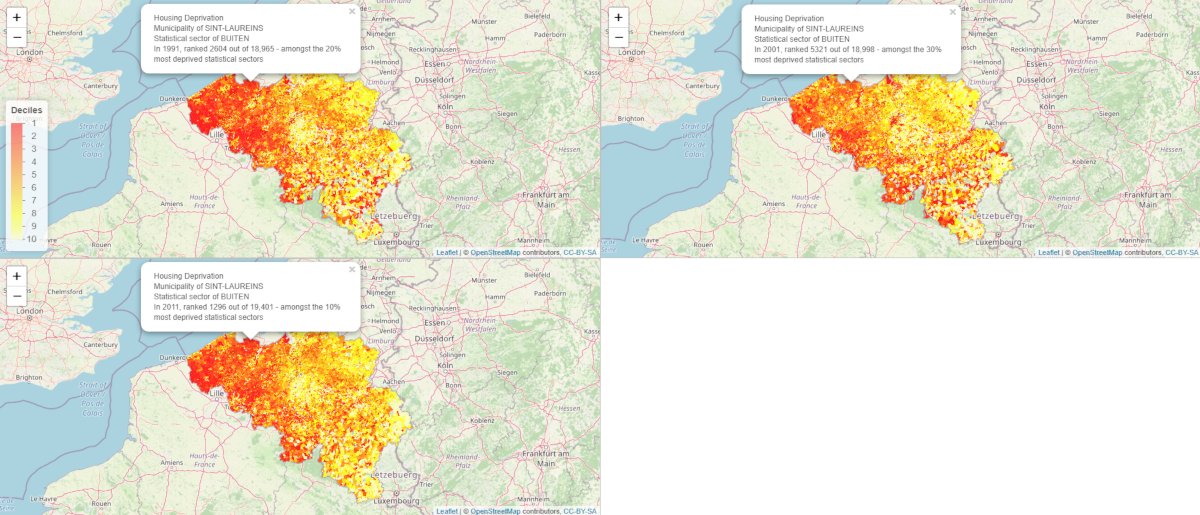 DemographieLLN's tweet photo. Do you want to know how to measure small-area level deprivation in #Belgium?
📌Don't miss the presentation of @OtavovaMartina at #bsps2022 about the Belgian Index of Multiple Deprivation, Today at 2.45 pm (session room 5 - regional and local demography)
#poptwitter #BIMD https://t.co/jznwC20IiL