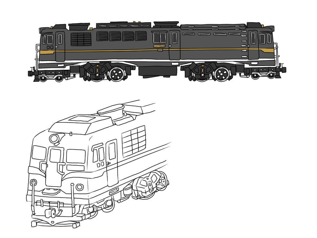 「何だよこのタグ #あなたの描く鉄道ポンチ絵が見たい 」|チクワのイラスト