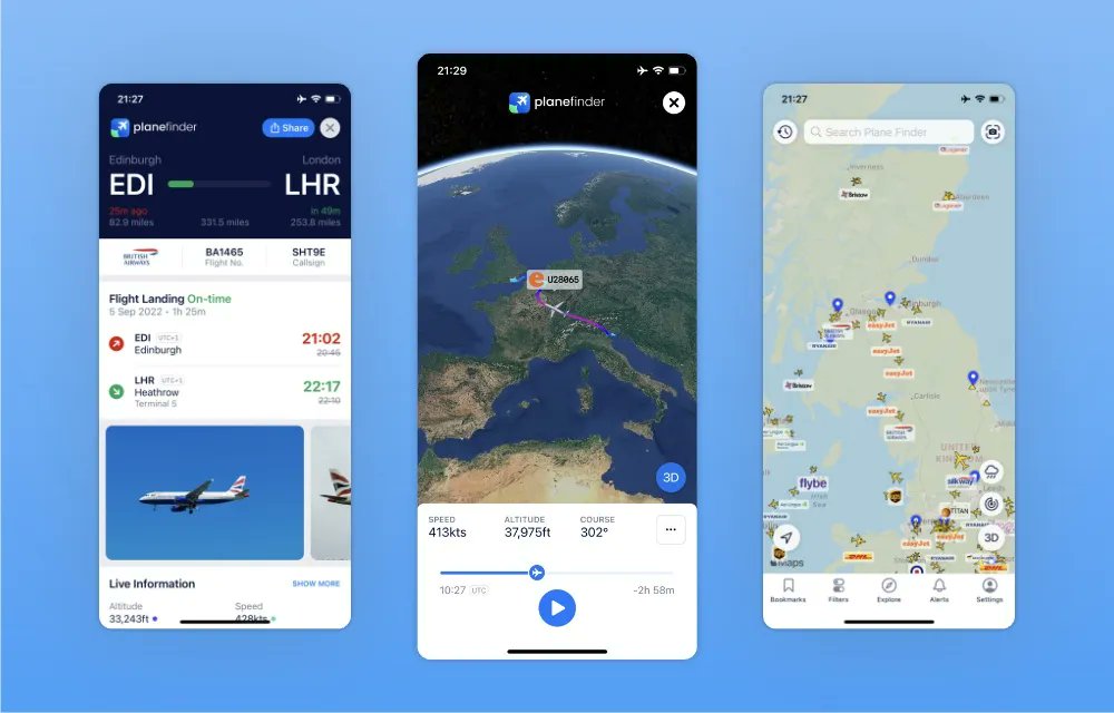 Plane finder iOS app - 35 screenshots screenlane.com/post/ios/plane…