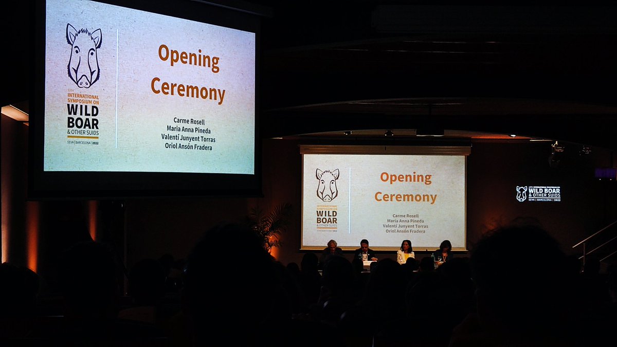 Ready for an intensive week...focus in wild boar #wildboarsymposium