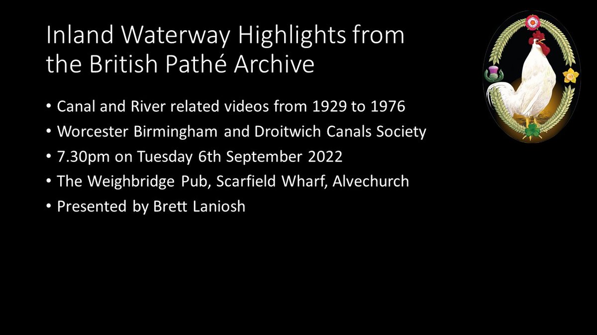 BrettLaniosh's tweet photo. Inland Waterways from the Pathé Archive at the Weighbridge Pub #canals https://t.co/OXVCMyXhtt