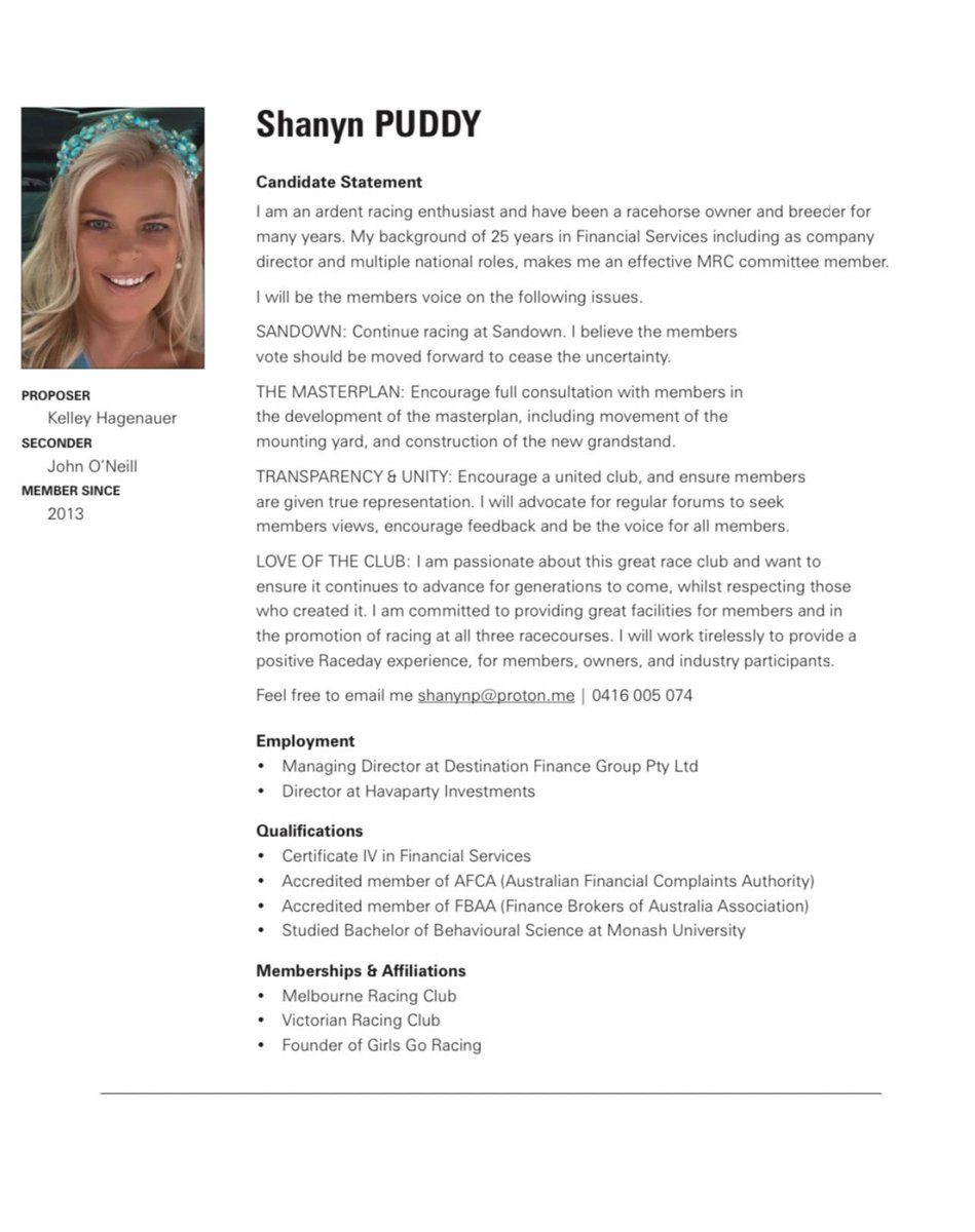 GoDreamGirls's tweet photo. I would love your vote! Please vote and retweets are appreciated 💕 @MelbRacingClub #commiteeelection #thisisyourclub #membersvoice https://t.co/YGcUTirlun