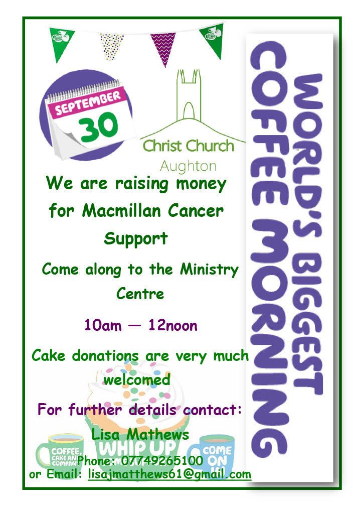 AughtonSurgery's tweet photo. Good Morning, please find the Macmillan Monthly Newsletter for information on support and activities in your local area 2/3 https://t.co/iJKpigYsrZ