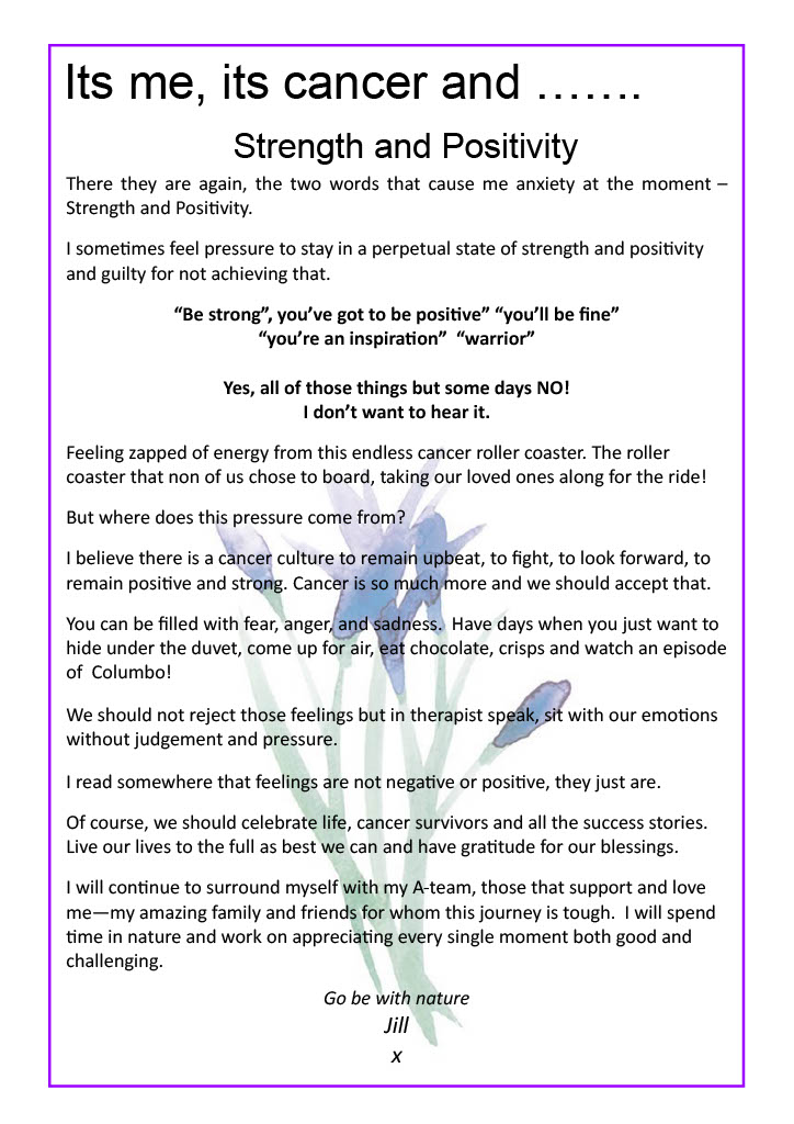 Good Morning, please find the Macmillan Monthly Newsletter for information on support and activities in your local area 3/3