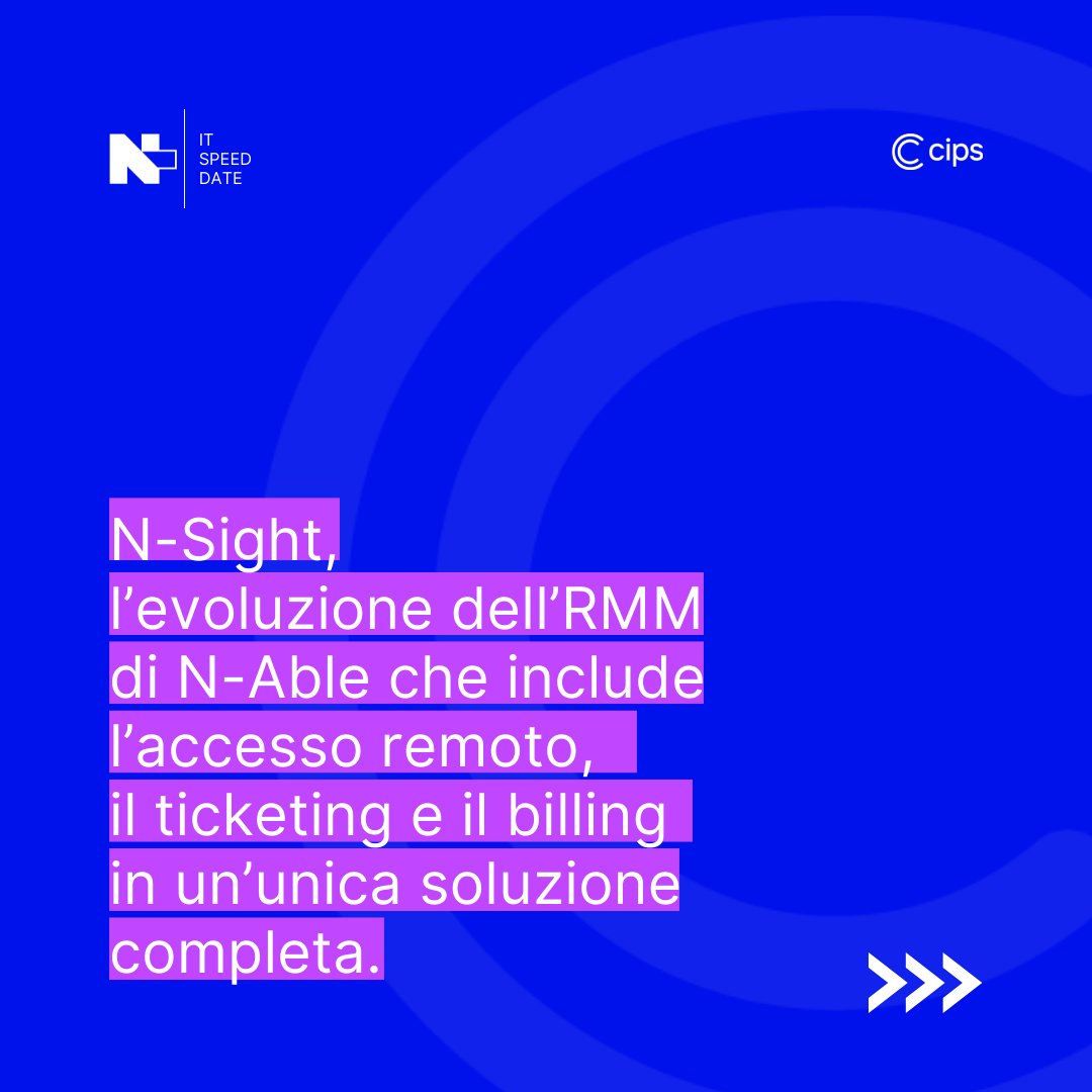 CipsInformatica's tweet image. 🚀 @Nable sostiene gli #MSP 
ℹ️ Con #NSight &amp;amp; #CoveDataProtection 
🖊️ Prenota una demo gratuita per gli #ItSpeedDate2022
👉🏼 bit.ly/ISD_Nable