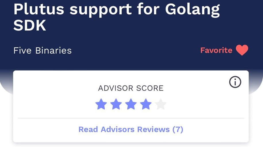 This is probably the most important proposal for bringing the Go programming community (3rd most popular on Github) to Cardano. 

➡️ Developer Ecosystem▶️Plutus support for Golang SDK

Please help us to make it possible by voting for it.