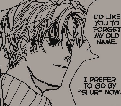 haIIowedjustice's tweet photo. “     just   a   normal   human   being,   like   you  ;   without   possessing   the   ability    to    manipulate   time,   that  is    ———    but,   you   can   call   me    𝐬𝐥𝐮𝐫.   ”

its   brim   would   slowly   curve   into   a   slight   grin. https://t.co/8P5kgHDjhD