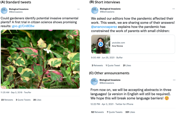 Biological Invasions tweet media