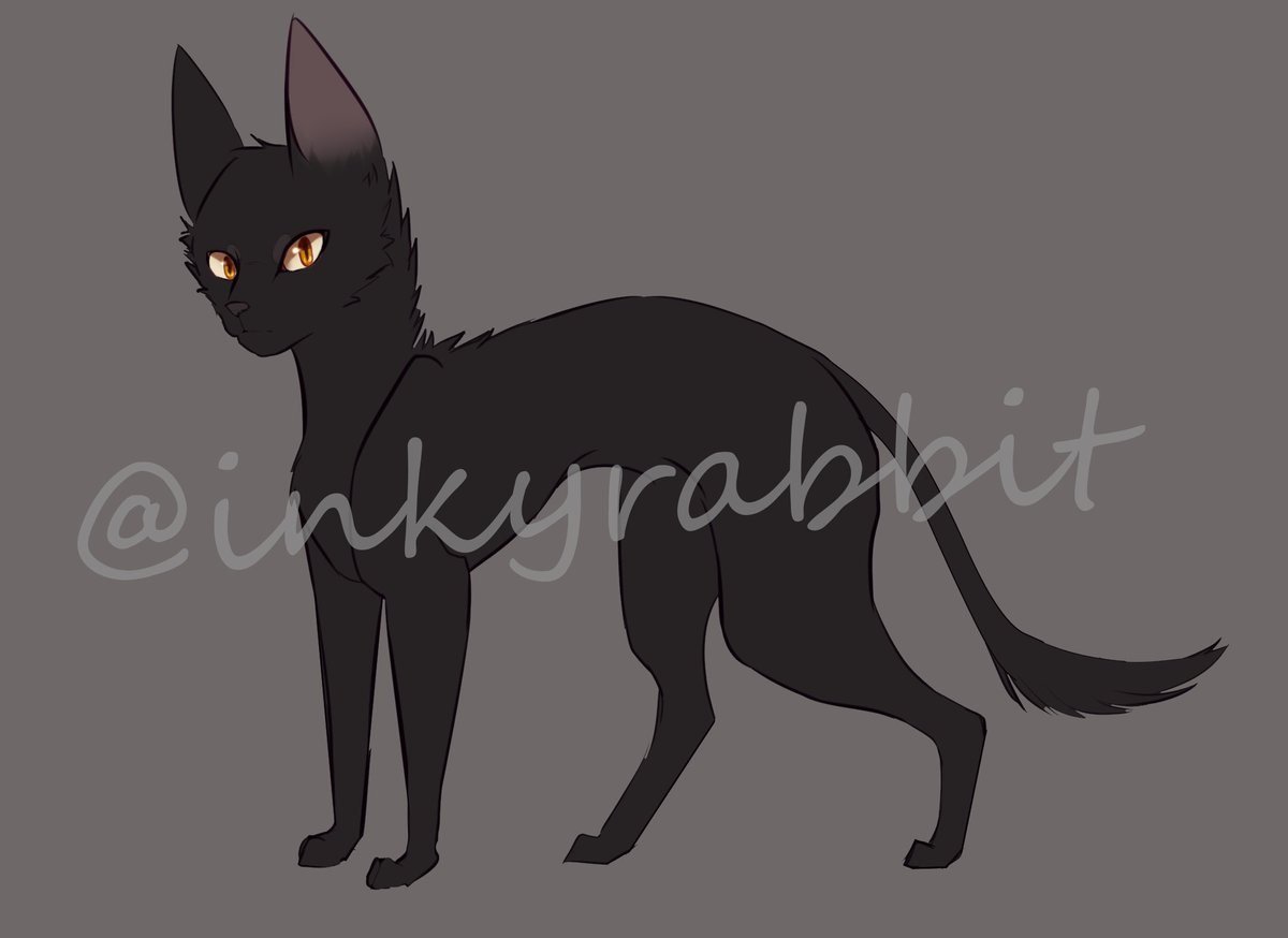InkyRabbit's tweet photo. reupload bc oops wrong file OTL

A houndleap design bc
i maybe wanna try to animate again- 
oop

have a cat from cat hell https://t.co/t0RL0NZ2GY
