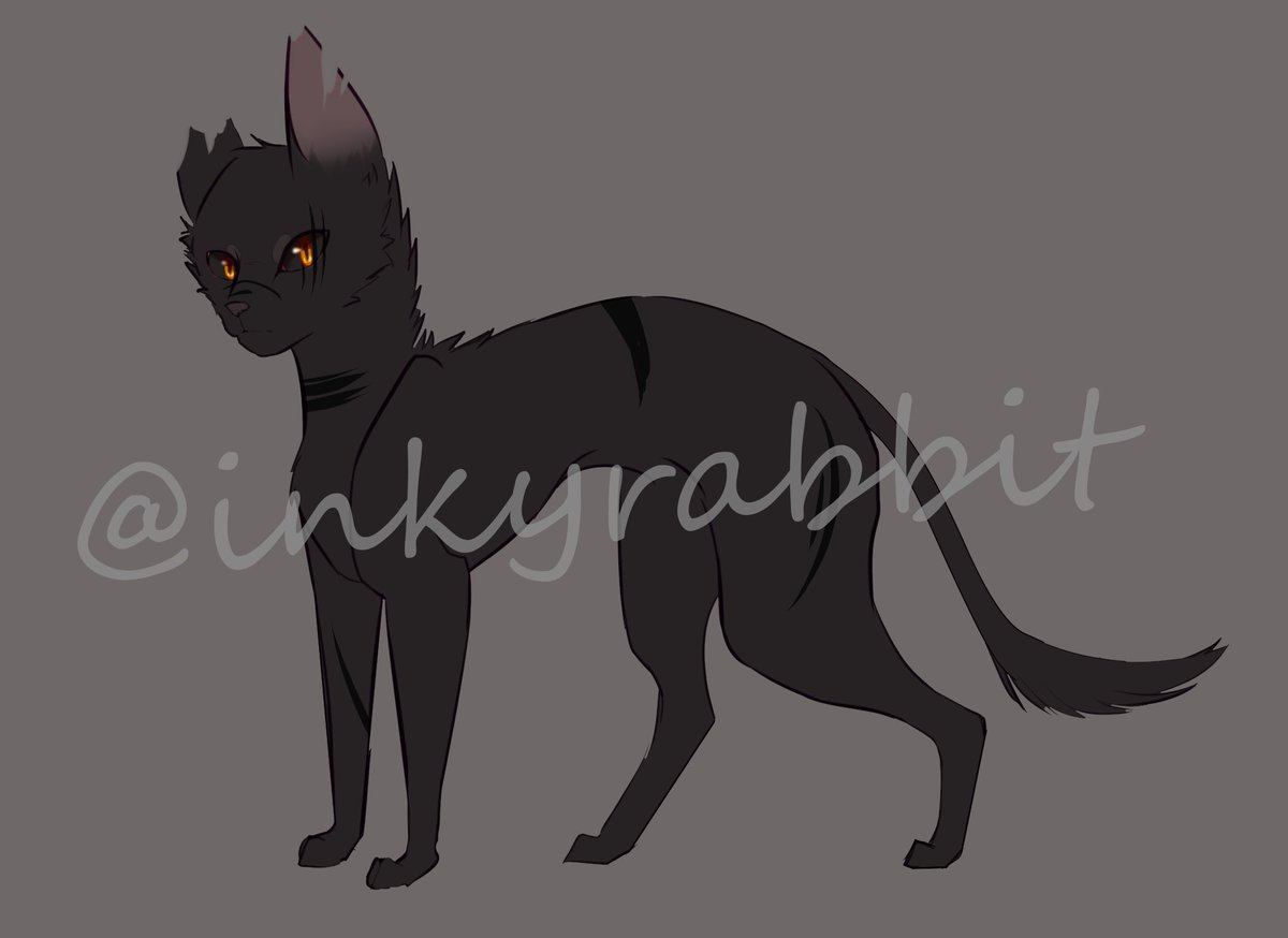 InkyRabbit's tweet photo. reupload bc oops wrong file OTL

A houndleap design bc
i maybe wanna try to animate again- 
oop

have a cat from cat hell https://t.co/t0RL0NZ2GY