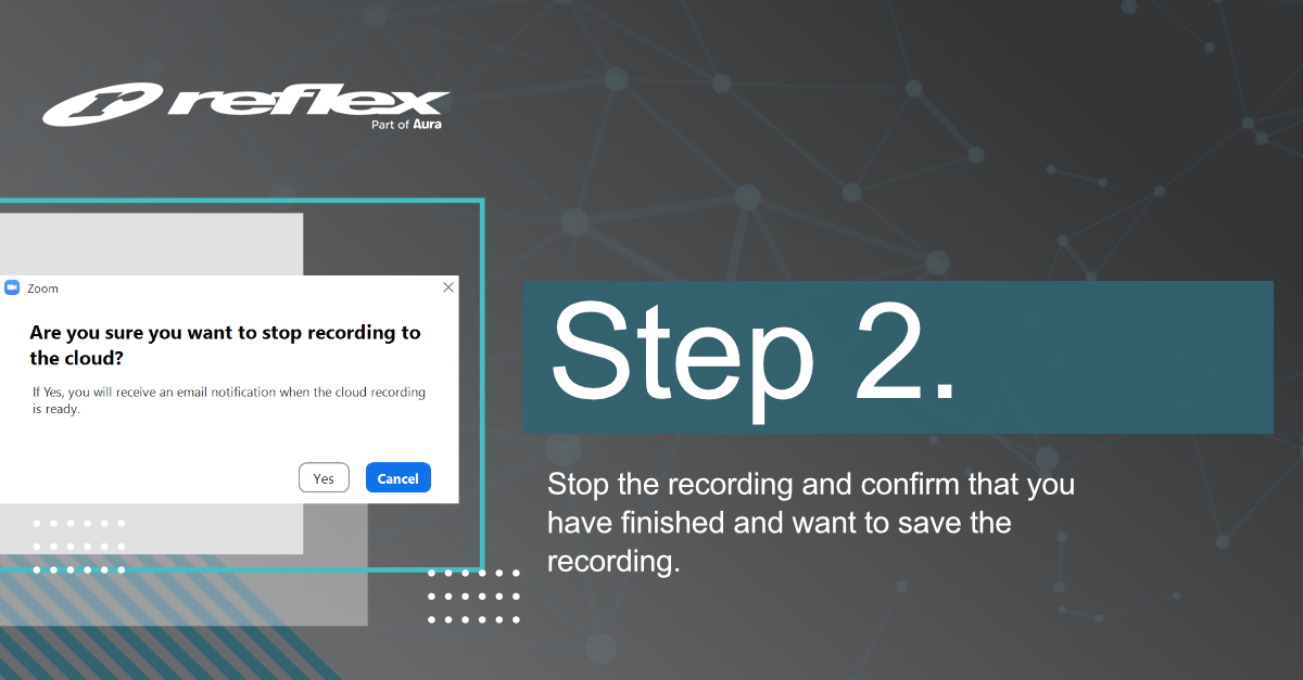 ReflexAV's tweet photo. Top Tip Tuesday: How to record and share a Zoom meeting

If there are people who can’t make it to your meeting then try recording it and sending the link out afterwards. This can be more informative than just sending out a list of notes and actions after the meeting. 

#zoom https://t.co/1TPDUNxOQk