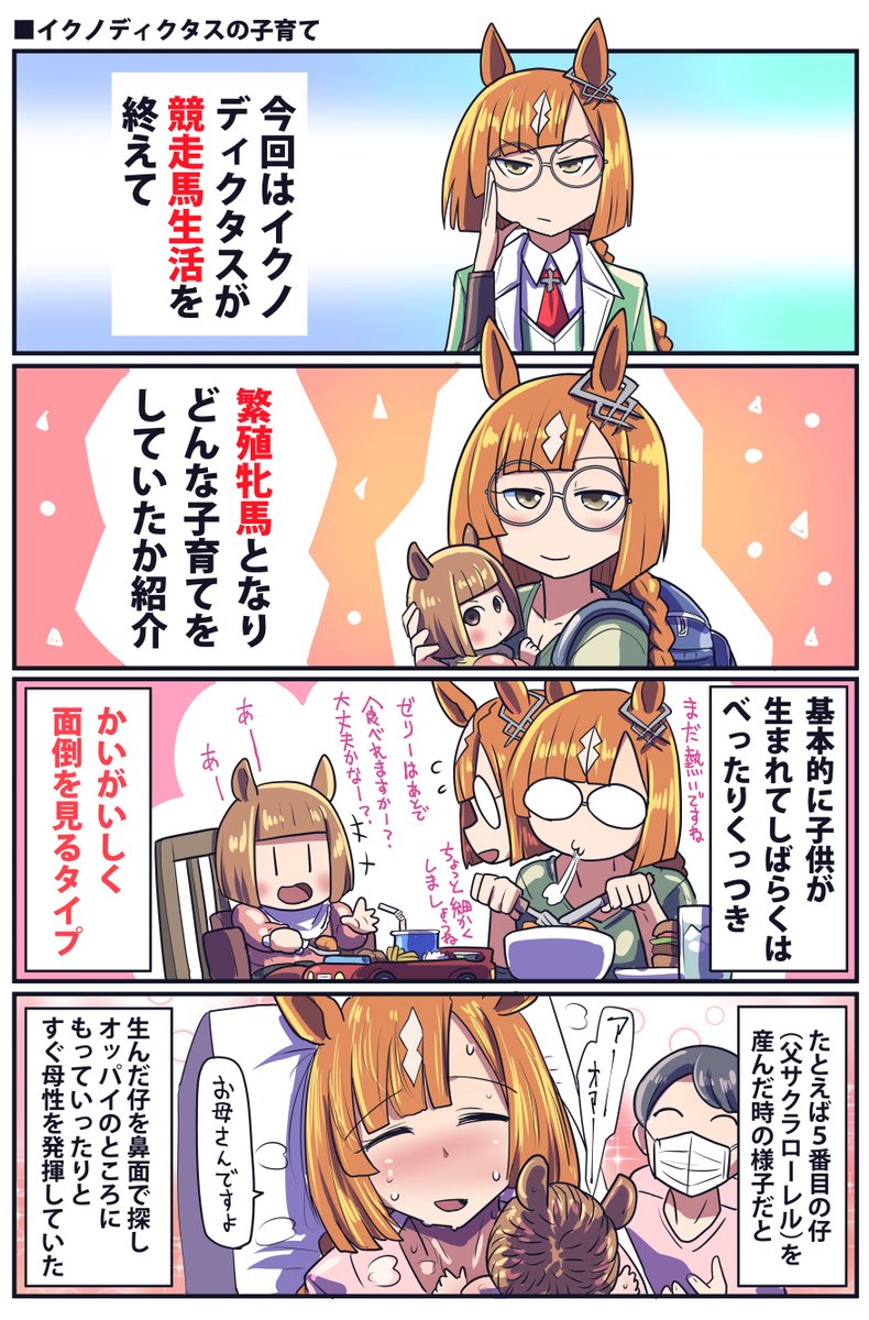 イクノディクタスの子育て話

#ウマ娘 