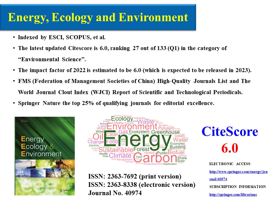 Energy, Ecology, and Environment tweet media