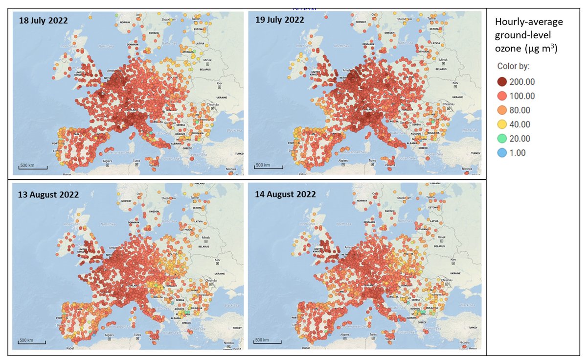 SEPA data tools were used to capture elevated levels of ground-level ozone and other air pollutants, linked to high temperatures and low wind speeds. tinyurl.com/4r625ju5