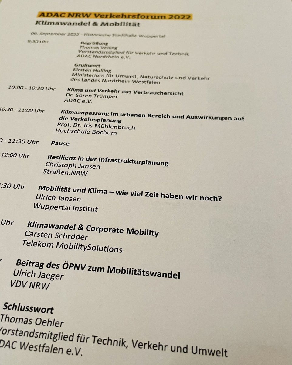 Muether_Thomas's tweet photo. Das @ADAC NRW-Verkehrsforum 2022 findet heute in der Historischen Stadthalle in @stadt_wuppertal statt. Das Thema: Wie kann nachhaltige, klimagerechte #Mobilität aussehen? Spannendes Programm… https://t.co/kGGZH3308u