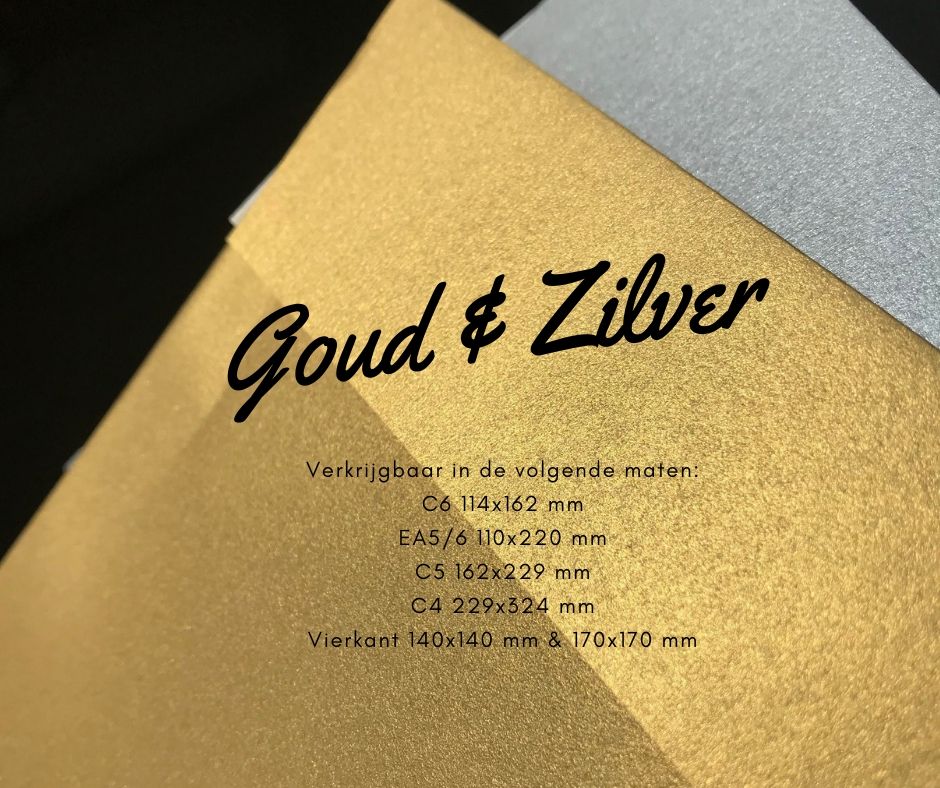 Laat je envelop 
🌟 sprankelen ✨
#enveloppen #gekleurdeenveloppen #drukwerk #goud #zilver