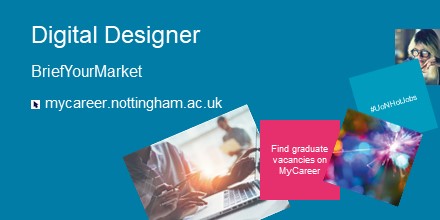 📢@BriefYourMarket are looking for an #enthusiastic #creative & #ambitious Digital Designer! If you have a flair for design and can create stunning content, this could be for you! 🎨🖥️✍️ow.ly/UjUW50KyGQw #UoNHotJobs