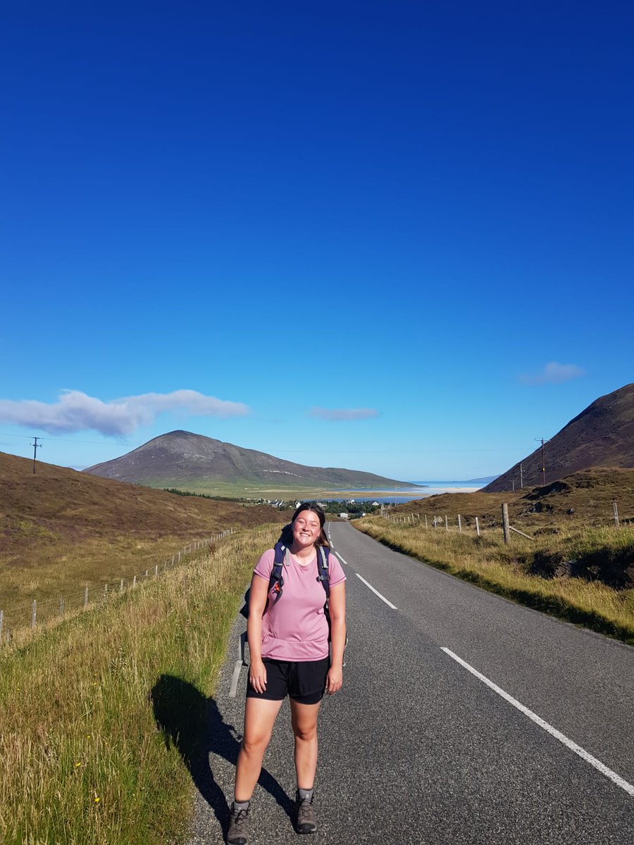 BridBrosnan2's tweet photo. The months of following my feet around Scotland are officially over with a glorious final stretch in the outer Hebrides! 

It was, without a doubt, the best thing I have ever done and I feel like my brain is brand new.  HMU if you ever need any hiking tips for Scotland! https://t.co/ncBEzf8Wbd