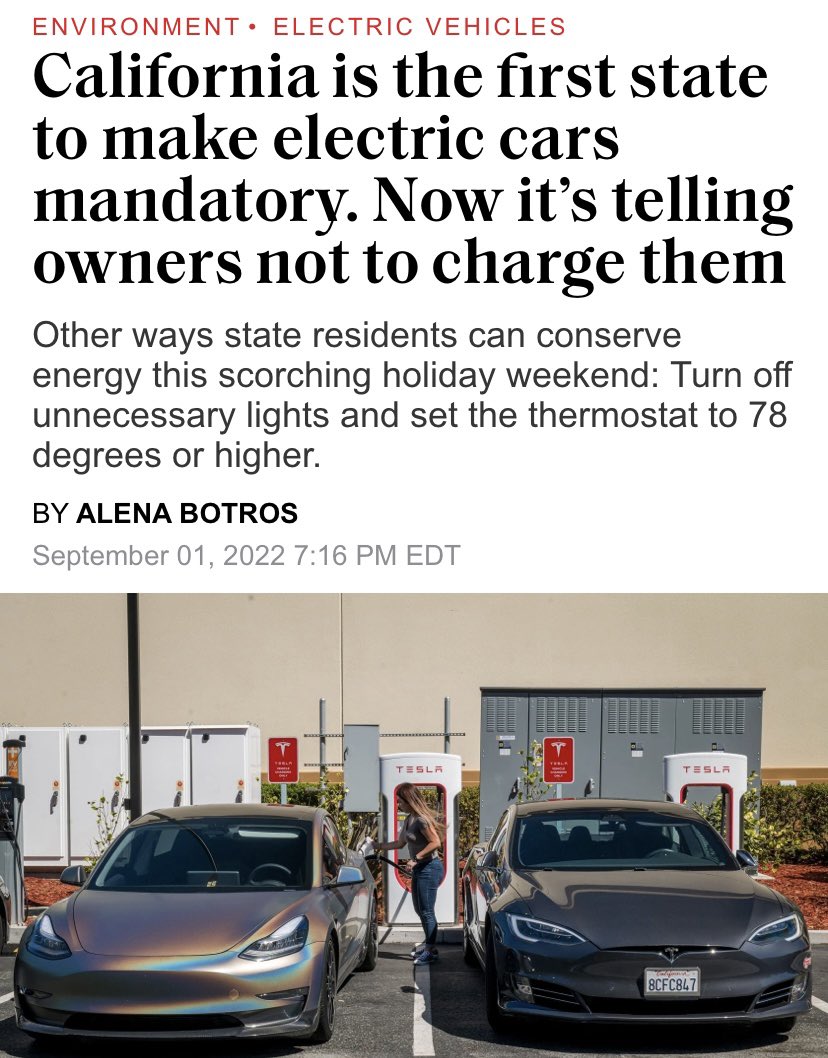 James Melville on Twitter "California approved a plan last week to end