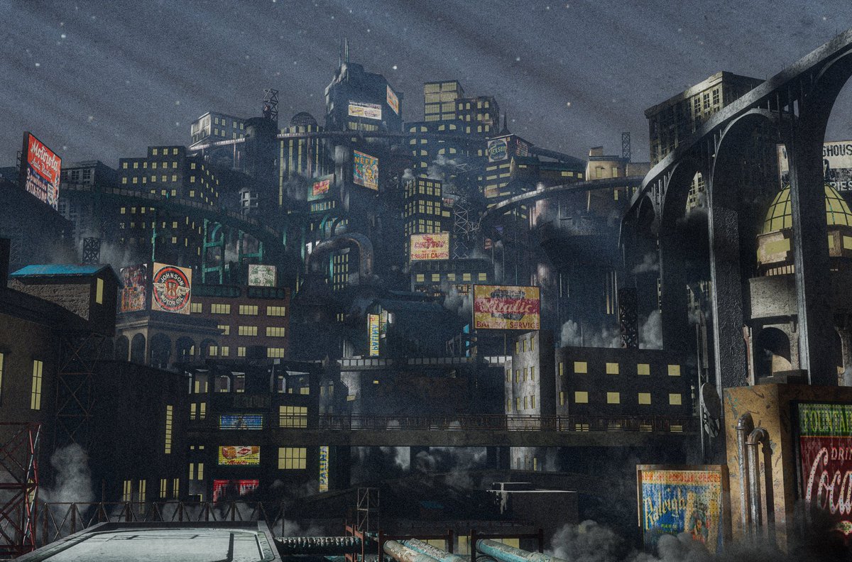ogusa0210's tweet photo. 『skyscraper』
blenderで作りました。
はじめてのsubstance painterでかなり苦戦しました、、、

#b3d #blender #Blender3d #3d #3DCG https://t.co/8osNsF03un
