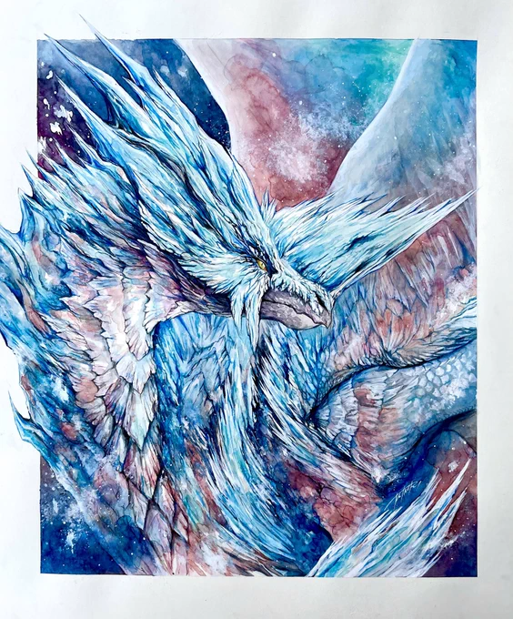 Monster Hunter World ICEBORNE 3rd Anniversary #モンハン  #MHWIB  #MHW  #アイスボーン3周年  #イラスト 