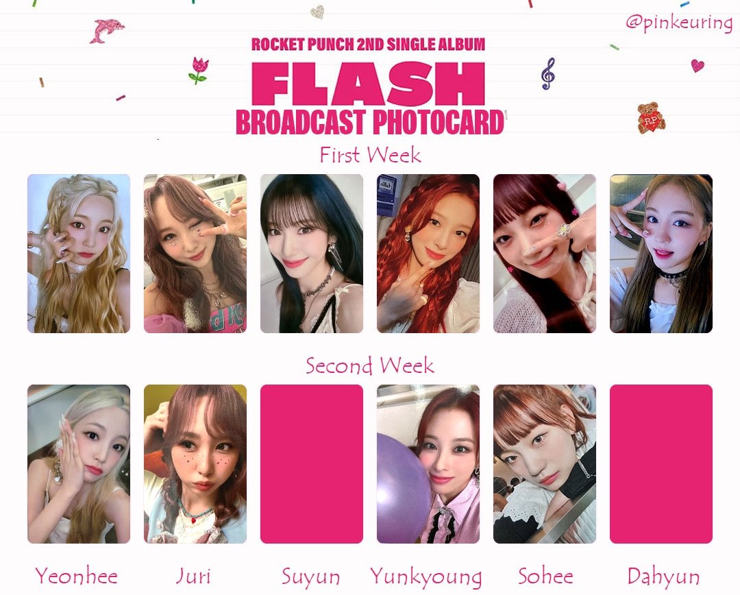RocketPunch- FLASH Photocard PC Template List / Wishlist #로켓펀치 RocketPunch- FLASH Photocard PC Template List / Wishlist #로켓펀치
