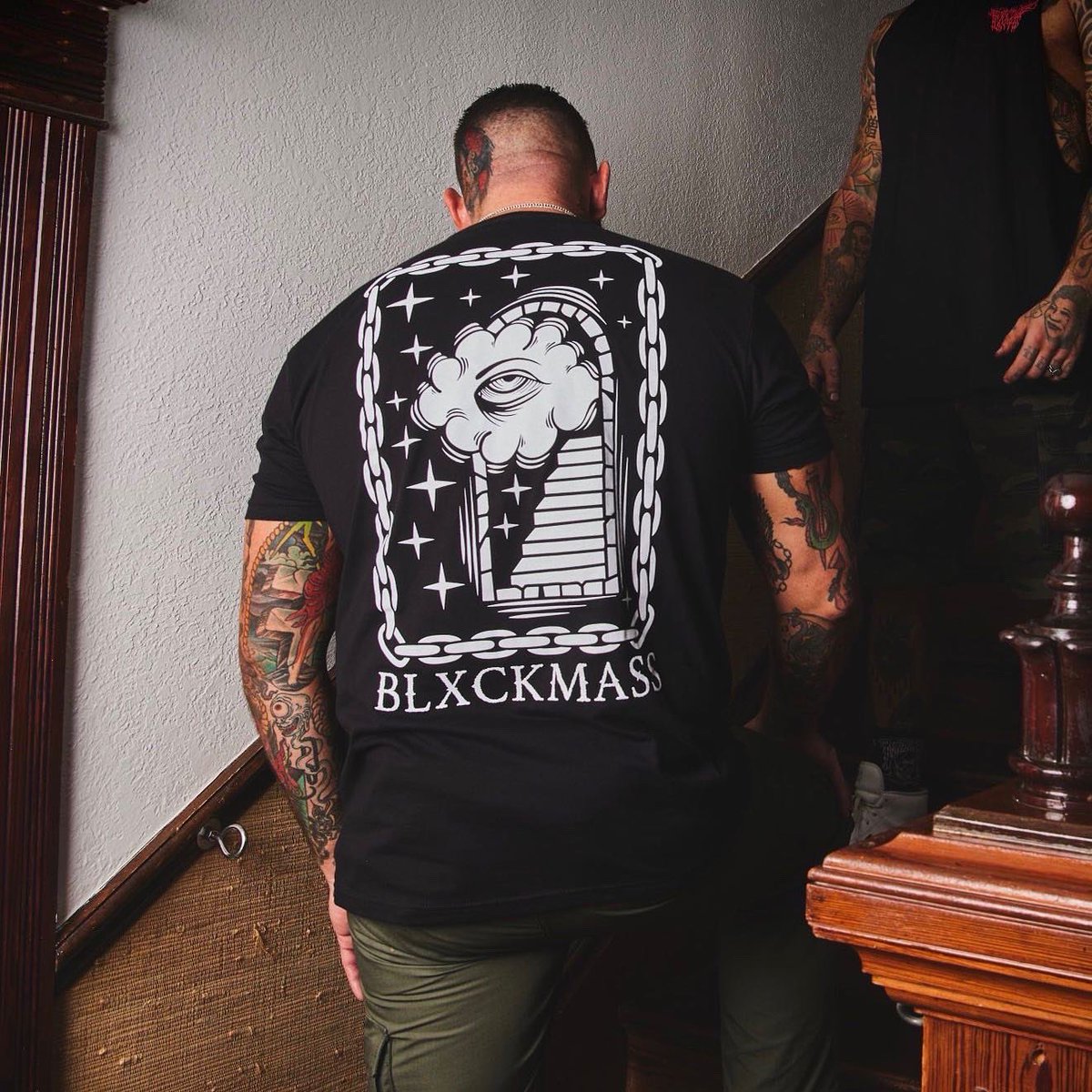 dazprospect's tweet photo. Newest design for @BlxckmassCrew is now live over on https://t.co/w6x8TBCH9S. Order the tee and hood together and save $5! https://t.co/zlpm7Sjtfb