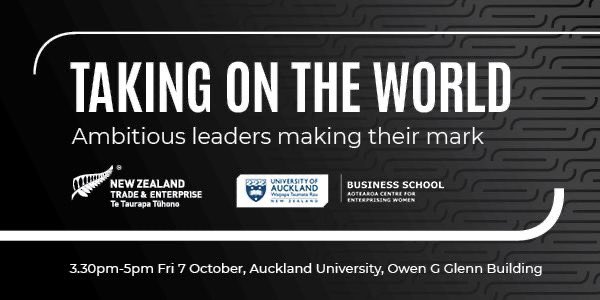 Women are ambitious - we don’t always see it tho.  That’s why I’m excited to co-host an event on the eve of the Rugby World Cup, celebrating the success of women making their mark in sport and business. Wanna join us in AKL on Friday 7 Oct? 💪 my.nzte.govt.nz/attend/Taking_…