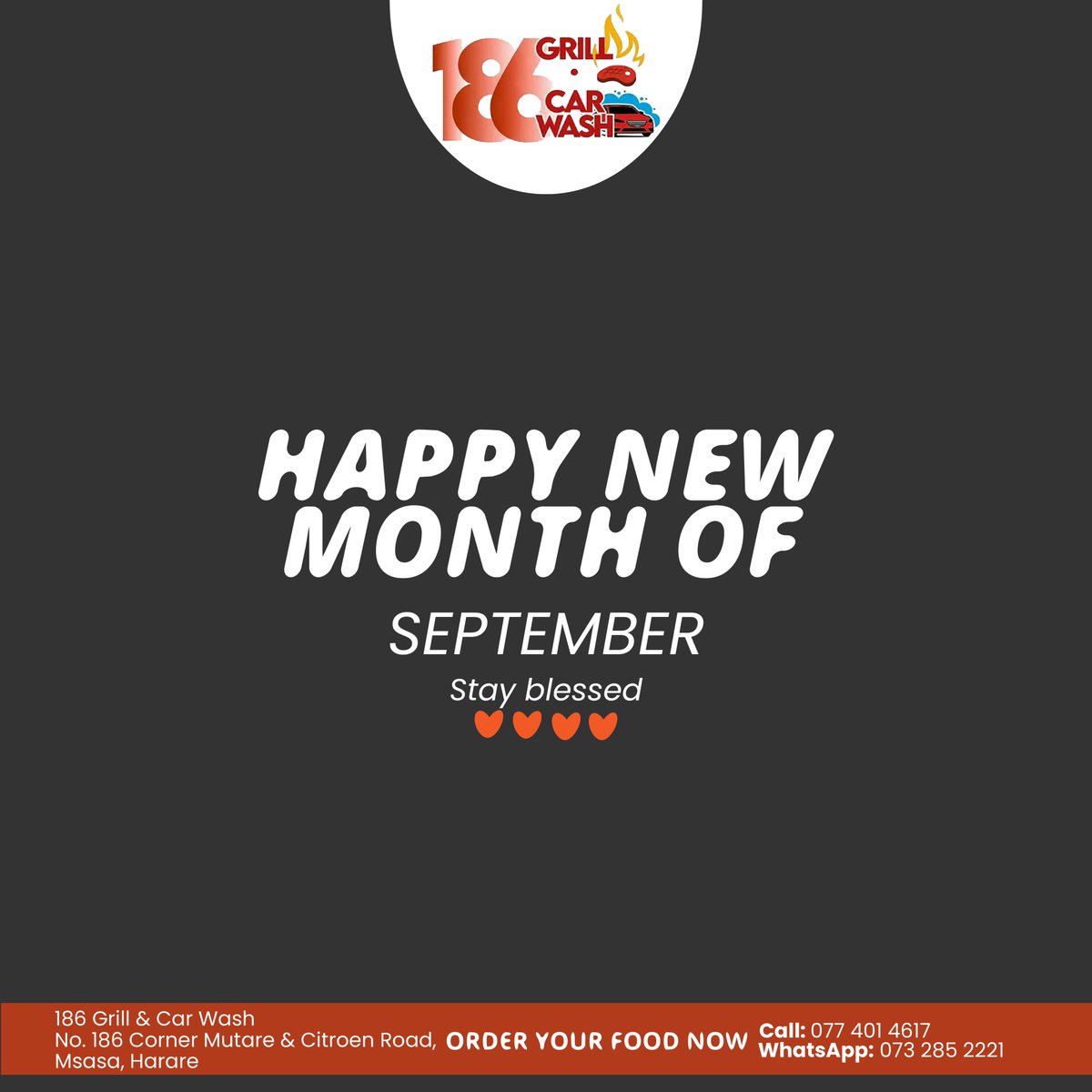 186grill's tweet photo. Happy New Month. 🥂🥂To more success together this September! https://t.co/WwD3yiecLT