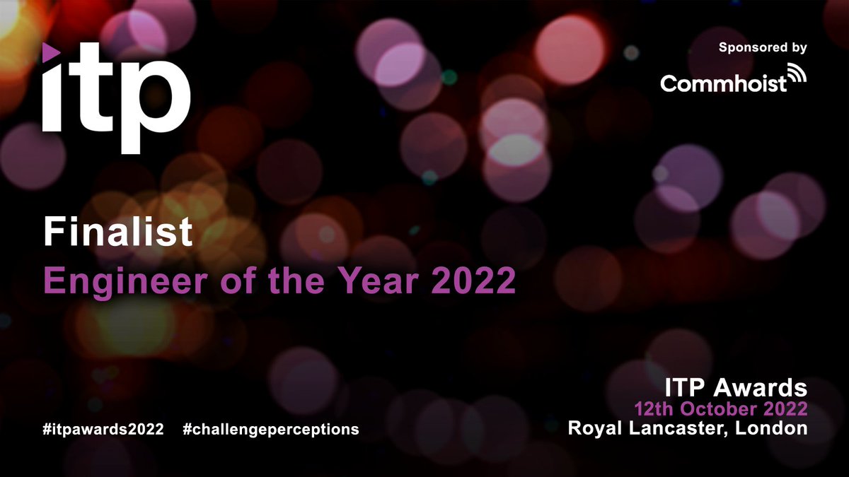 ITPnetwork's tweet image. We're thrilled to announce the finalists of this year's Engineer of the Year Award, sponsored by Commhoist

✨Ryan Haynes, Openreach
✨Simon Jones, Hyperoptic
✨Fergal Smyth, Openreach

theitp.org/events/2022-aw… #ITPAwards2022 #challengeperceptions