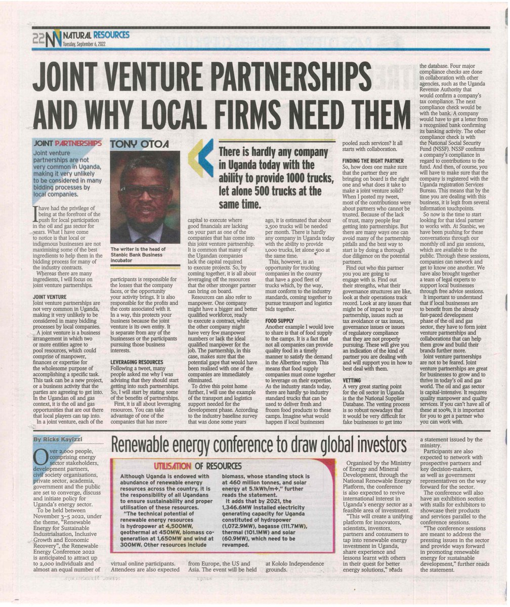PAU_Uganda's tweet photo. Unlike other sectors, the Oil and Gas sector provides immense opportunities that need companies to collectively work together and leverage the synergies each presents. #CreatingLastingValue @Comrade_Otoa @newvisionwire https://t.co/2n3v9JzPJ3