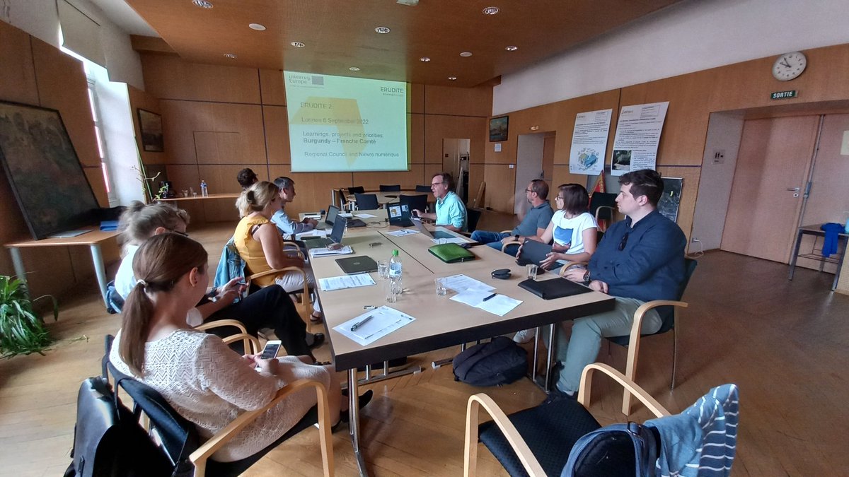 In the morning partners share key learnings from the additional year of ERUDITE, present #projects, future activities and #SEROI + regioanl application areas.