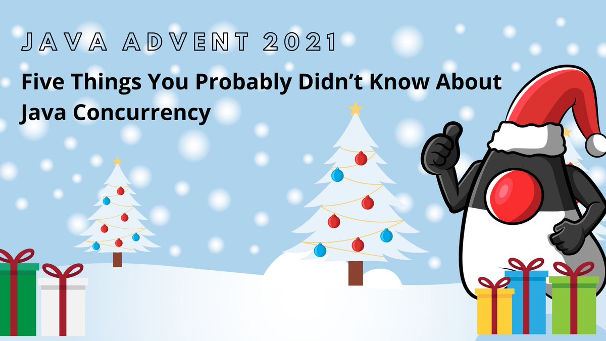 JavaAdvent's tweet photo. There are great articles out there about #concurrency. And @bazlur_rahman added a great one with his #javaadvent21 contribution "5 Things You Probably Didn’t Know About #Java Concurrency".
Check it out: https://t.co/9iODLYTwZu https://t.co/GqdPWT4V36
