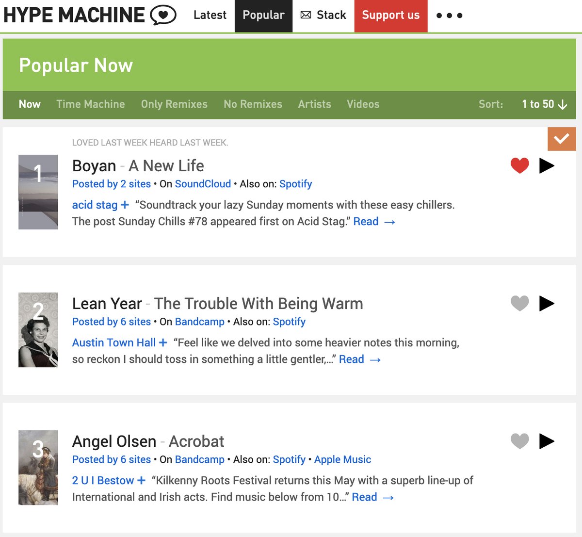 All 4 @BoyanOfficial tracks from the Unfold EP have been on the top of @hypem (2 x #1, #3 and #4) ❤️ Does this qualify him for Electronic Rising title? 🤓 label.stereofox.com/release/boyan-…