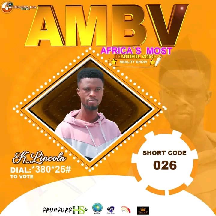 YAkyirem's tweet photo. This week is the second episode of the AfricanMostBeautifulVoice reality show #AMBV so plz try as much as possible to vote our own bloody @KojoLincoln 🙏🙏🔥 https://t.co/WNV7tOzToX